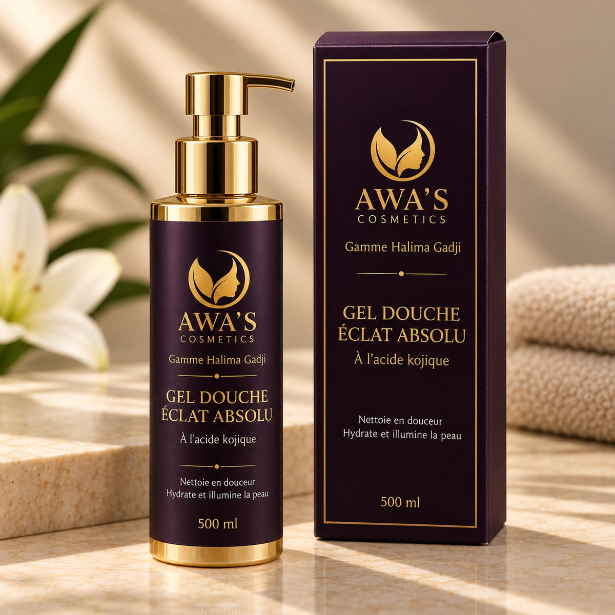 GEL DOUCHE ÉCLAT ABSOLU - Halima Gadji