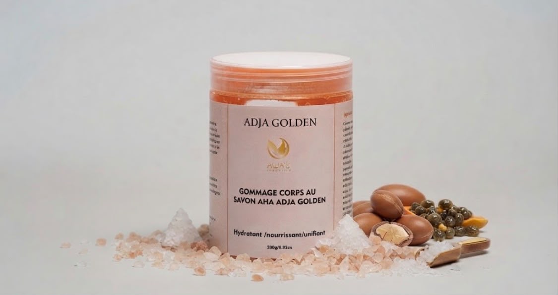 Gommage Corps au Savon AHA - Adja Golden