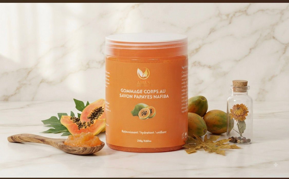 Gommage Corps Au Savon Papaye - NAFIBA