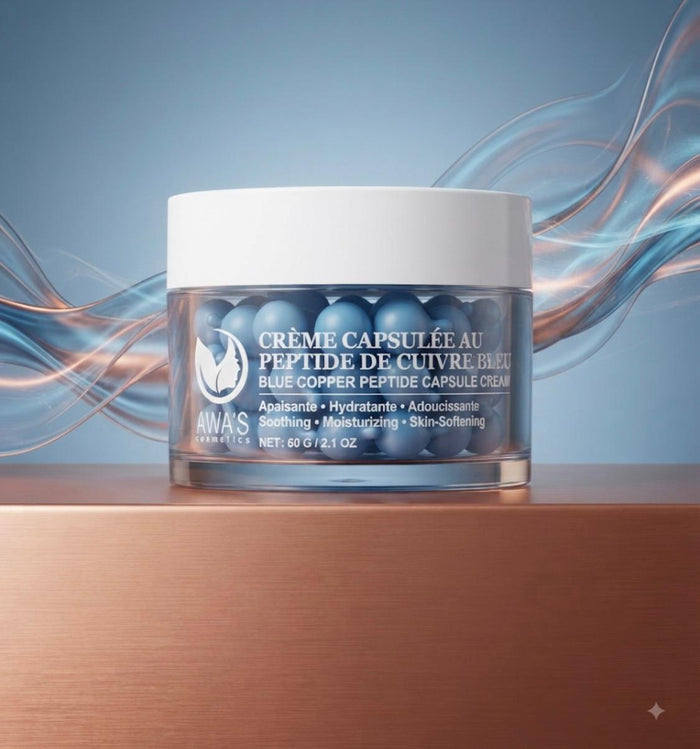 Crème Capsulée au Peptide de Cuivre Bleu