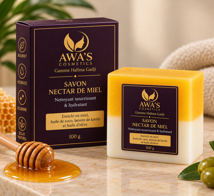 SAVON NECTAR DE MIEL - Halima Gadji
