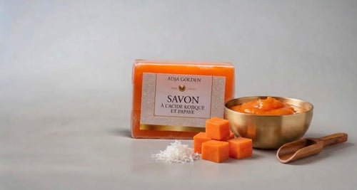 Savon À L’ACIDE KOJIQUE ET PAPAYE