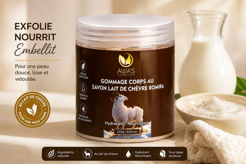 Gommage  AU LAIT DE CHÈVRE ROMIRA