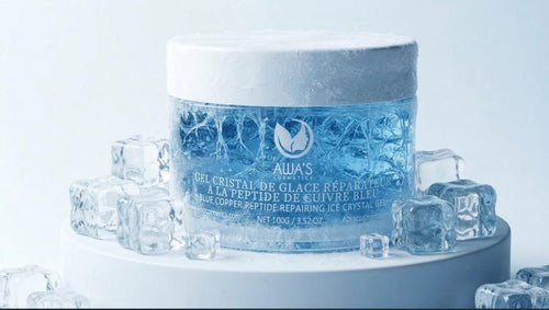 GEL CRISTAL DE GLACE RÉPARATEUR A LA PEPTIDE DE CUIVRE BLEU