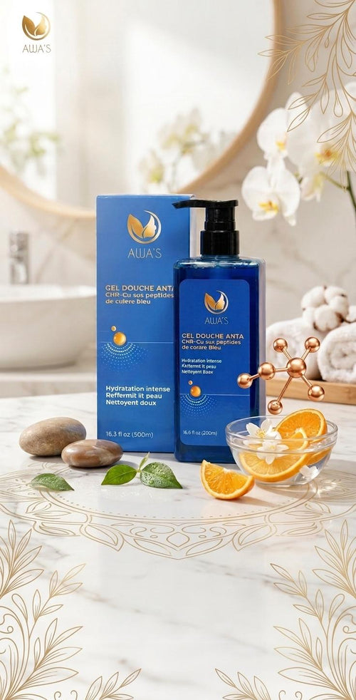 Gel de douche Anta GHK-CU aux peptides de cuivre bleu