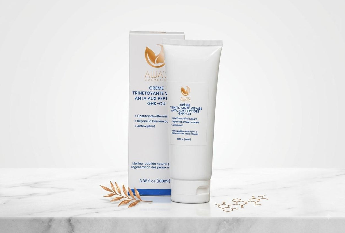 Créme Trinetoyante visage Anta aux peptides GHK-CU - ANTA